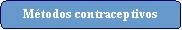 Rectngulo arredondado: Mtodos contraceptivos